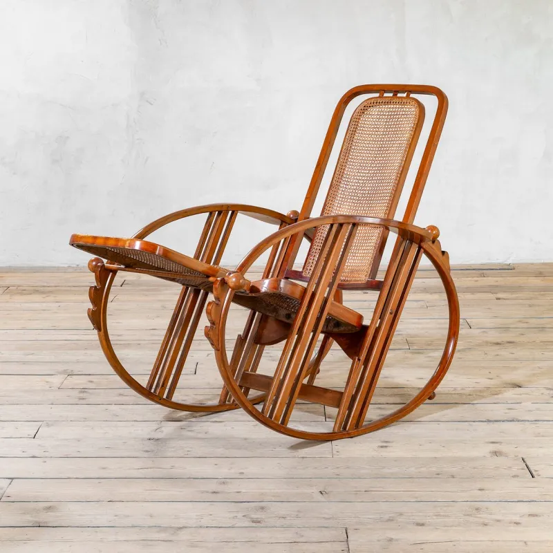Best Pamono Rocking Chair by Antonio Volpe, 1930s