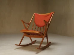 Pamono Rocking Chair by Frank Reenskaug for Bramin, 1958> Rocking Chairs