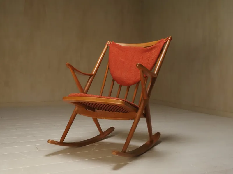 Pamono Rocking Chair by Frank Reenskaug for Bramin, 1958> Rocking Chairs