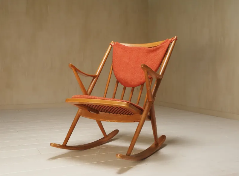 Pamono Rocking Chair by Frank Reenskaug for Bramin, 1958> Rocking Chairs