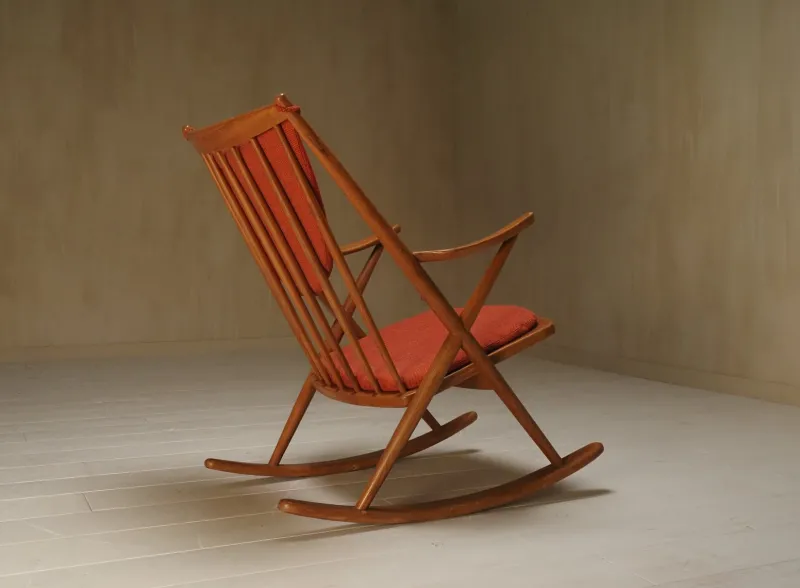 Pamono Rocking Chair by Frank Reenskaug for Bramin, 1958> Rocking Chairs