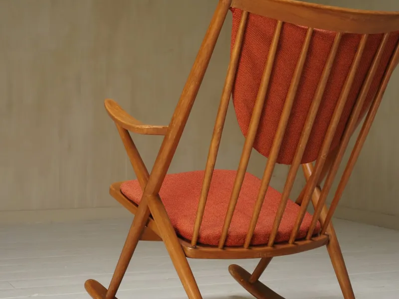 Pamono Rocking Chair by Frank Reenskaug for Bramin, 1958> Rocking Chairs
