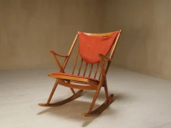 Pamono Rocking Chair by Frank Reenskaug for Bramin, 1958><noscript><img width=