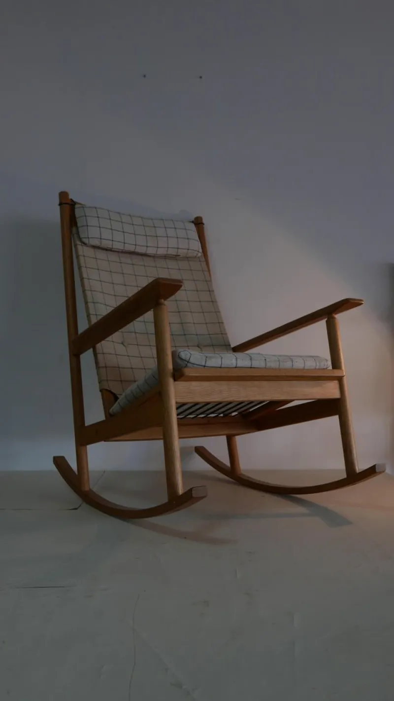 Pamono Rocking Chair by Hans Olsen for Juul Kristensen, 1960s