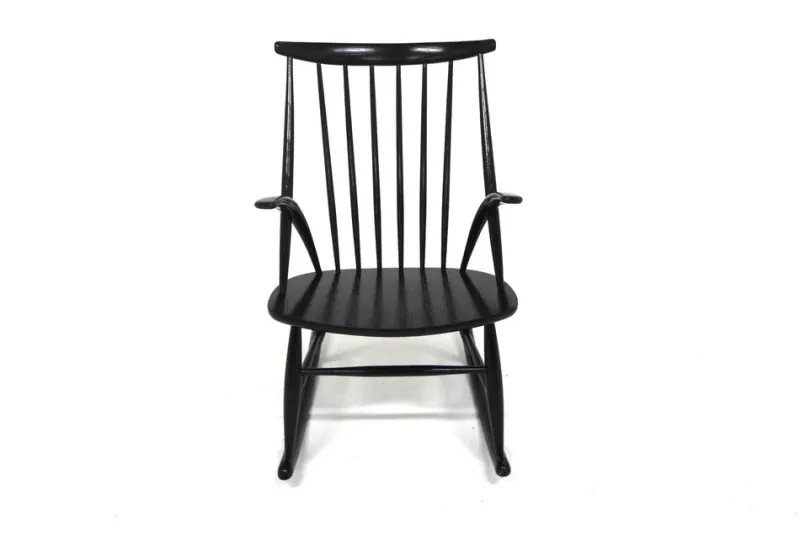 Sale Pamono Rocking Chair by Illum Wikkelsø for Niels Eilersen, Denmark, 1960