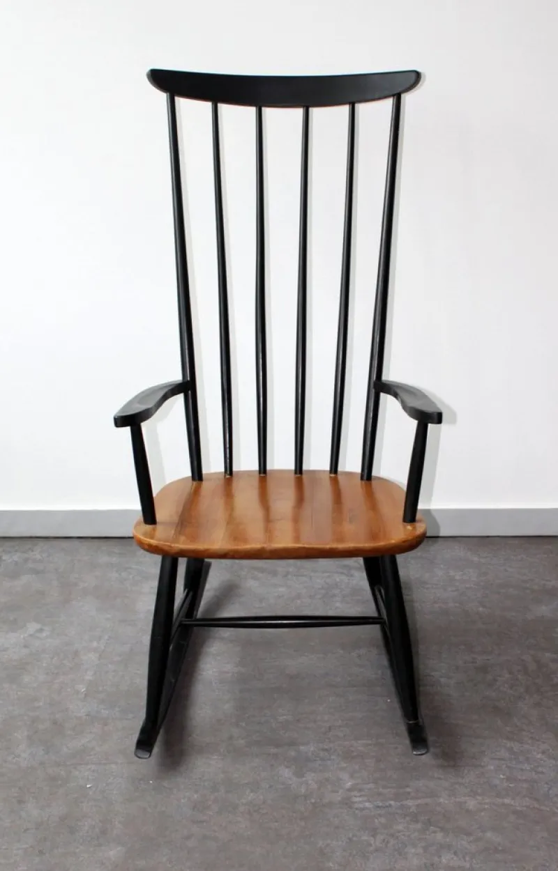 Pamono Rocking Chair by Ilmari Tapiovaara for Asko, Mid-20th Century> Rocking Chairs