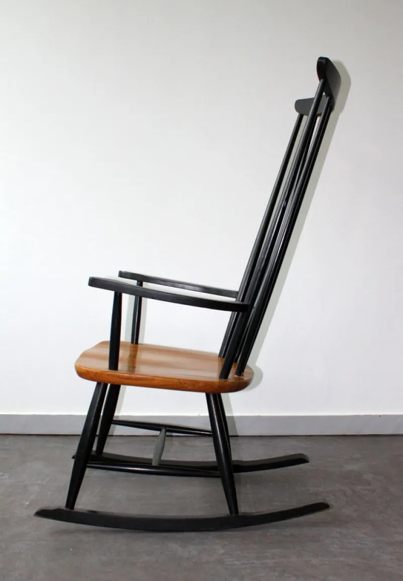 Pamono Rocking Chair by Ilmari Tapiovaara for Asko, Mid-20th Century> Rocking Chairs