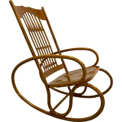 New Pamono Rocking Chair by Koloman Moser for J.J.Kohn, 1890s