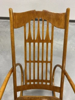 New Pamono Rocking Chair by Koloman Moser for J.J.Kohn, 1890s