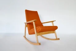 Pamono Rocking Chair by Valerija Ema Cukermanienė, 1960s