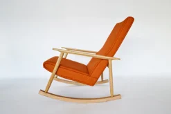 Pamono Rocking Chair by Valerija Ema Cukermanienė, 1960s