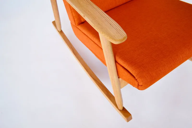 Pamono Rocking Chair by Valerija Ema Cukermanienė, 1960s