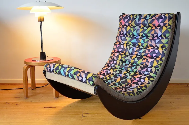 Pamono Rocking Chair by Verner Panton for Rosenthal, 1970s> Rocking Chairs