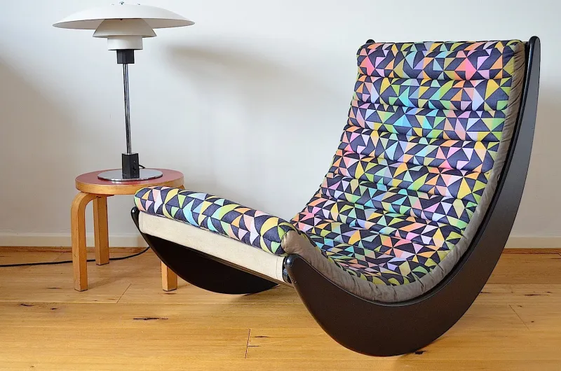 Pamono Rocking Chair by Verner Panton for Rosenthal, 1970s> Rocking Chairs