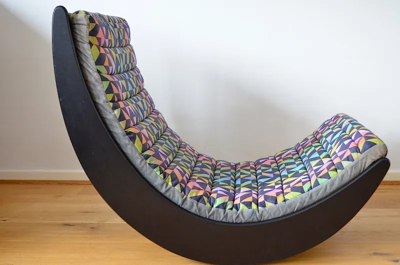 Pamono Rocking Chair by Verner Panton for Rosenthal, 1970s> Rocking Chairs