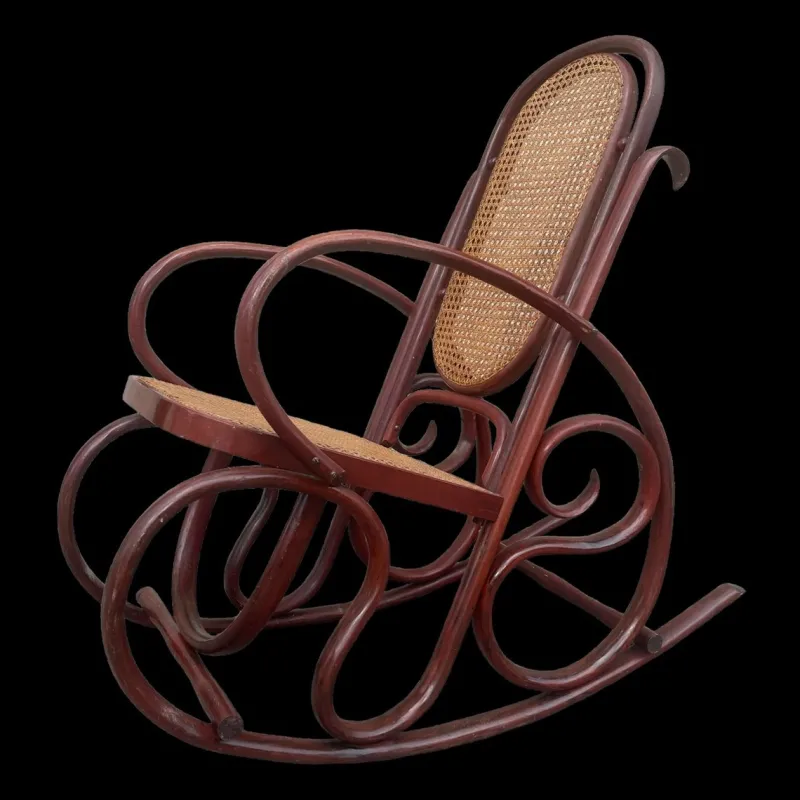 Pamono Rocking Chair in Beech by Michael Thonet> Rocking Chairs