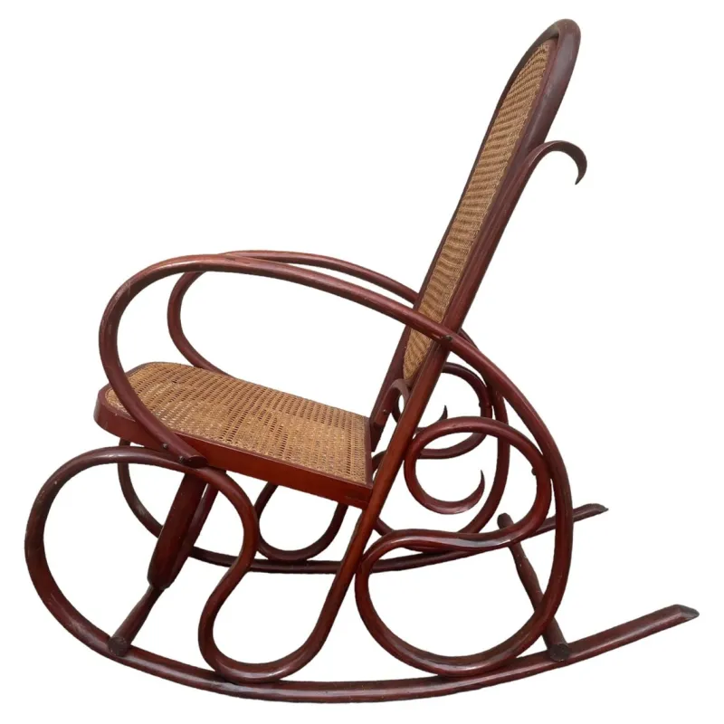 Pamono Rocking Chair in Beech by Michael Thonet> Rocking Chairs