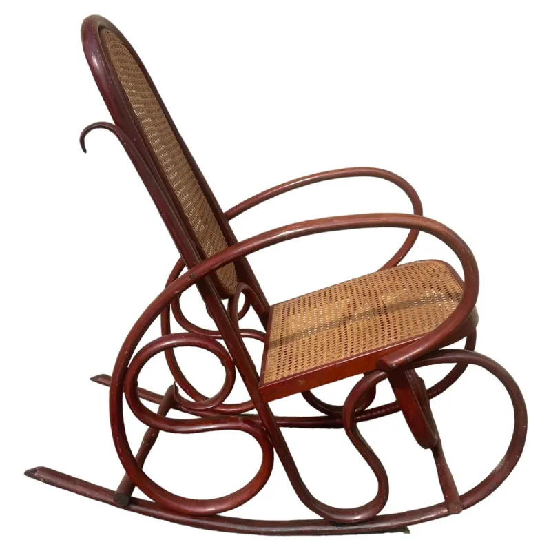Pamono Rocking Chair in Beech by Michael Thonet> Rocking Chairs