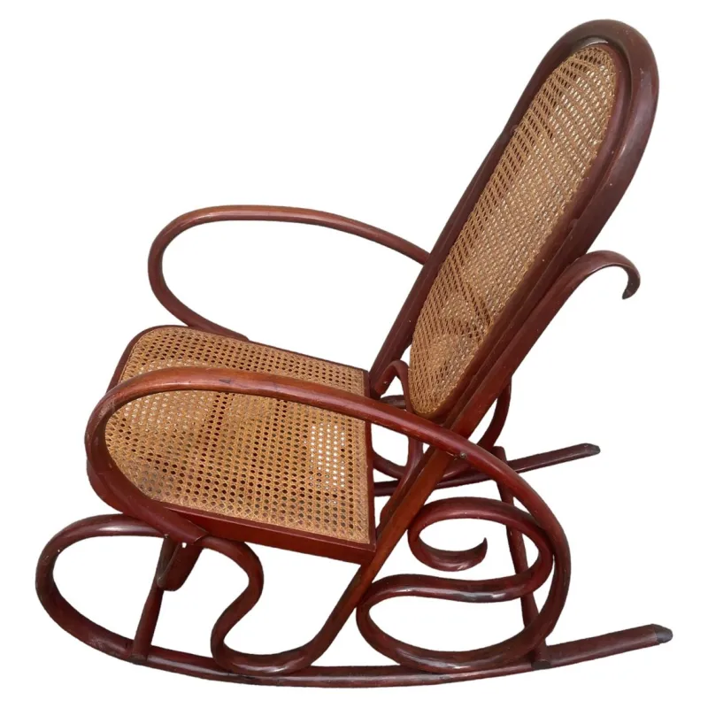 Pamono Rocking Chair in Beech by Michael Thonet> Rocking Chairs