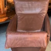 Pamono Rocking Chair in Brown Leather from de Sede, Switzerland, 1970s> Rocking Chairs