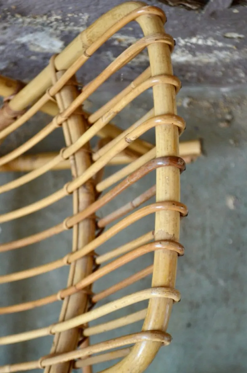 Pamono Rocking Chair in Rattan> Rocking Chairs