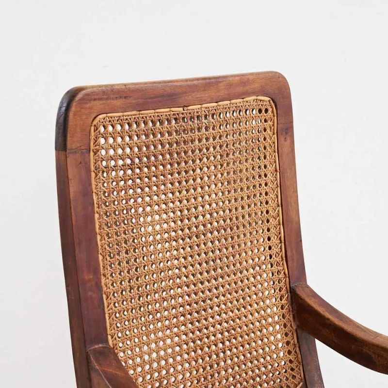 Online Pamono Rocking Chair in Vienna Straw, 1900s