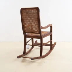 Online Pamono Rocking Chair in Vienna Straw, 1900s