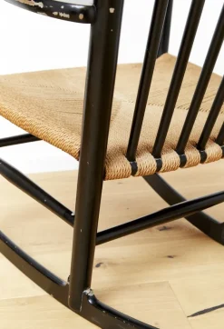 Pamono Rocking Chair J16 by Hans Wegner for FDB Møbler, 1944><noscript><img width=