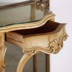 Pamono Rococo Style Gilded Wood Mirror, Italy, 20th Century><noscript><img width=