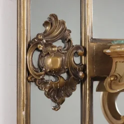 Pamono Rococo Style Gilded Wood Mirror, Italy, 20th Century><noscript><img width=