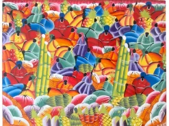 Clearance Pamono Rodriguez, African Fruit Market, Acrylic on a Stretched Canvas, 1990s