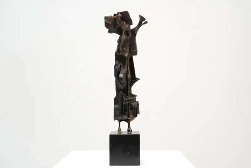 Pamono Roger Bonduel, Abstract Sculpture, 1960s, Bronze> Abstraction