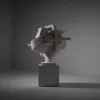 Pamono Roger Desserprit, Large Abstract Sculpture, 1969, Concrete> Sculpture