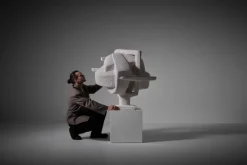 Pamono Roger Desserprit, Large Abstract Sculpture, 1969, Concrete><noscript><img width=
