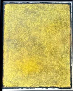 Outlet Pamono Rolf Hans, Large Framed Monochrome Oil Pastel on Cardboard, 1986
