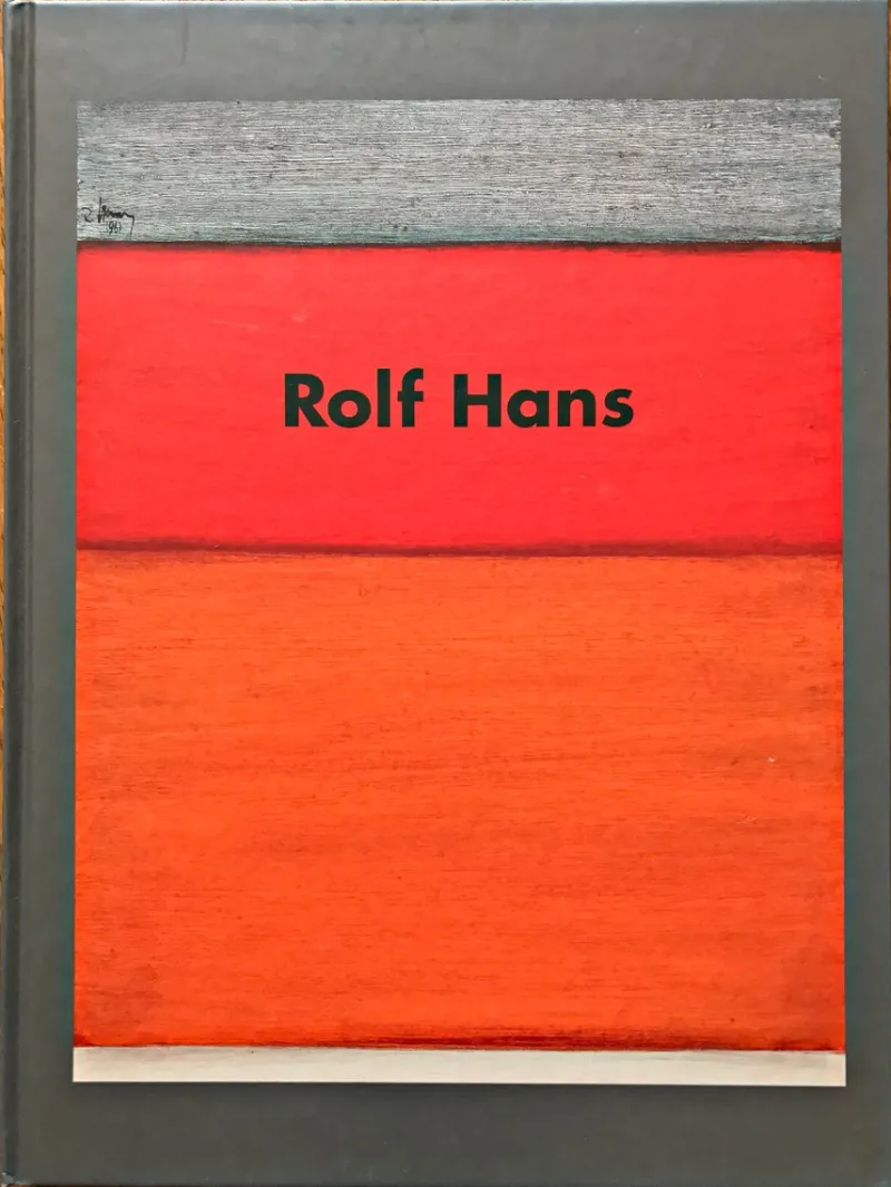 Sale Pamono Rolf Hans, Large Framed Monochrome Oil Pastel on Cardboard, 1986
