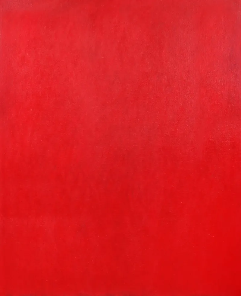 Outlet Pamono Rolf Hans, Large Red Monochrome Painting