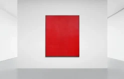 Outlet Pamono Rolf Hans, Large Red Monochrome Painting