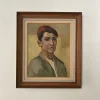 Pamono Rolf Norrman, Young Man, 1950s, Oil on Canvas, Framed> Painting