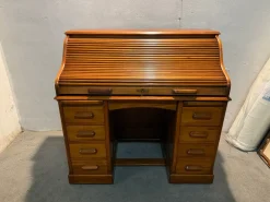 Outlet Pamono Roller Shutter Desk, 1890s