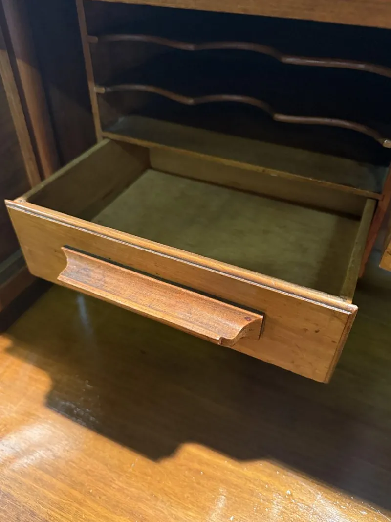 Outlet Pamono Roller Shutter Desk, 1890s