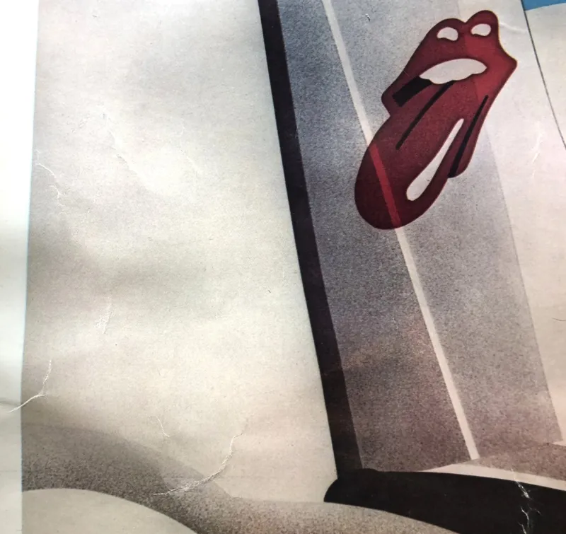 Sale Pamono Rolling Stones American Tour Poster by John Pasche, 1972