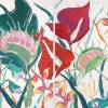 Pamono Romina Milano, Large Diptych of Exotic Flowers, 2025, Acrylic Painting and India Ink on Watercolor Paper> Work On Paper