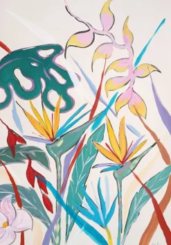 Pamono Romina Milano, Tropical Abundance Diptych, 2025, Mixed Media on Paper><noscript><img width=