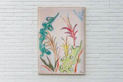 New Pamono Romina Milano, Vivid Lush Leaves, 2025, Mixed Media on Paper