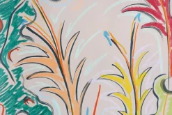 New Pamono Romina Milano, Vivid Lush Leaves, 2025, Mixed Media on Paper