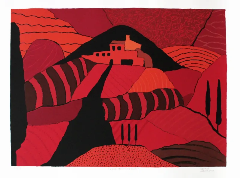 Pamono Ronald Boonacker, Villa Monteriggioni, Print> Abstraction