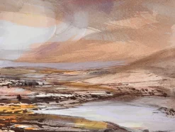 Best Pamono Ronald Lowe, Yorkshire Dales Landscape, Watercolour, Mid 20th Century, Framed