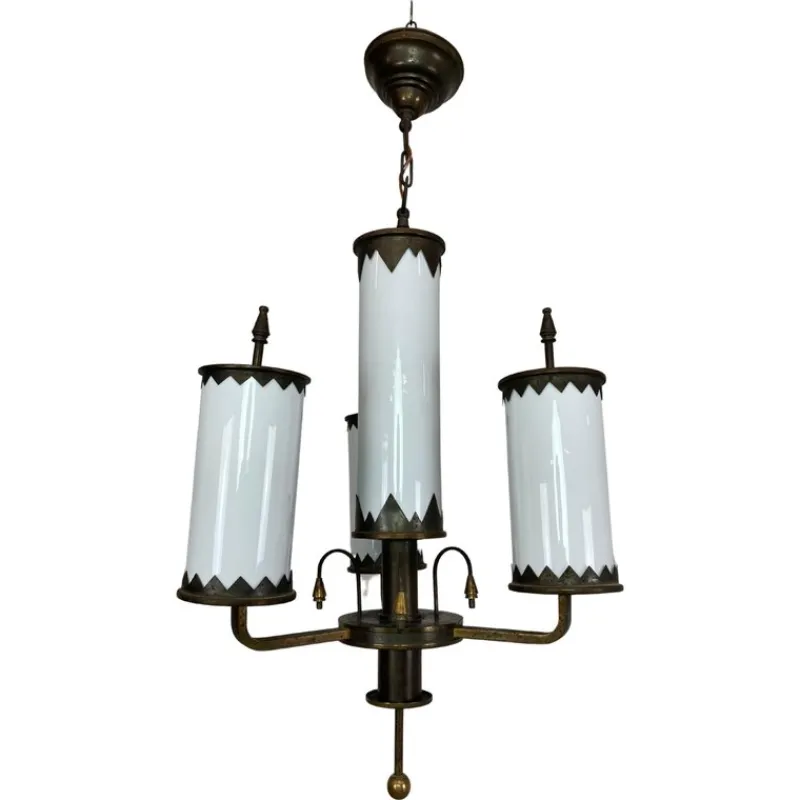 Sale Pamono Rondocubist Hanging Lamp, 1930s