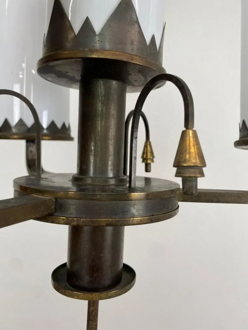 Sale Pamono Rondocubist Hanging Lamp, 1930s